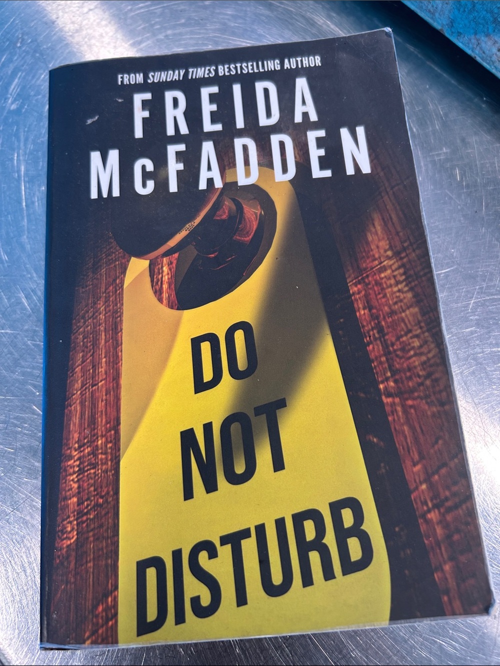 "Do Not Disturb" Paperback Book - Yellow Cover